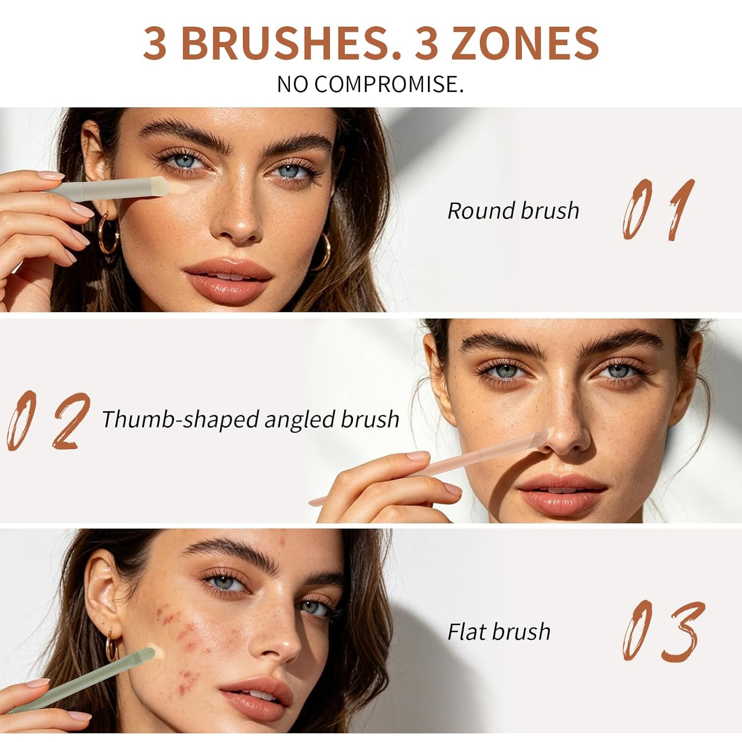 Makeup Brushes 17+2 Pcs with Makeup Bag and Makeup Sponge and Brush Protector Morandi Makeup Brush Set Premium Synthetic Hair Makeup Brush Wooden Handle Gift Box