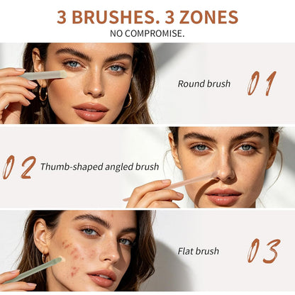 Makeup Brushes 17+2 Pcs with Makeup Bag and Makeup Sponge and Brush Protector Morandi Makeup Brush Set Premium Synthetic Hair Makeup Brush Wooden Handle Gift Box